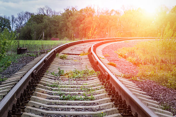 istock Old Railway in countryside 476423500