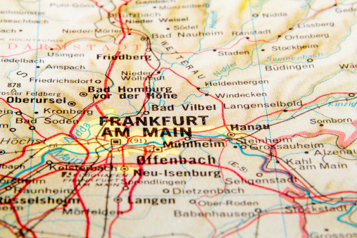 Frankfurt map.