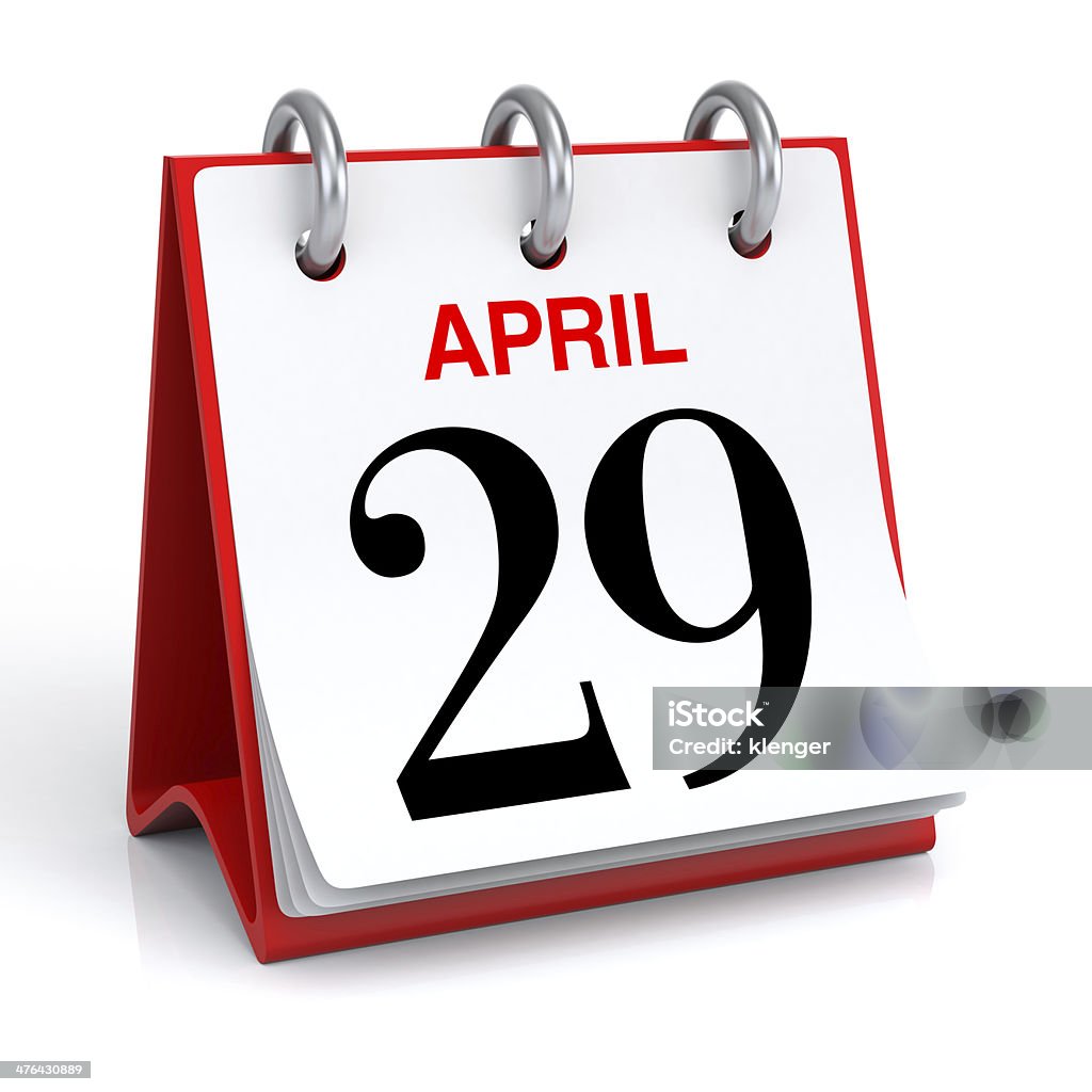 Calendário de abril - Foto de stock de Abril royalty-free