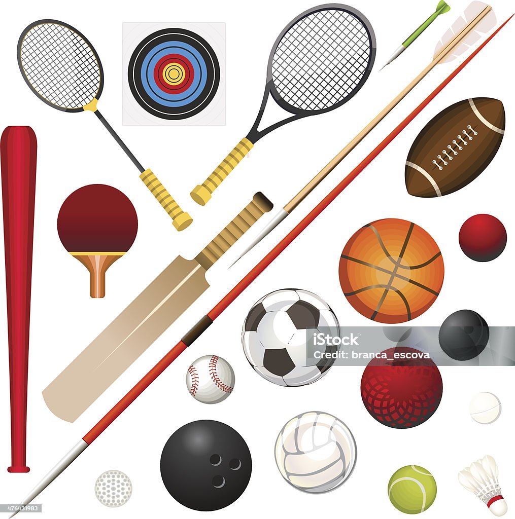 スポーツ用具 - ドッジボールのロイヤリティフリーベクトルアート