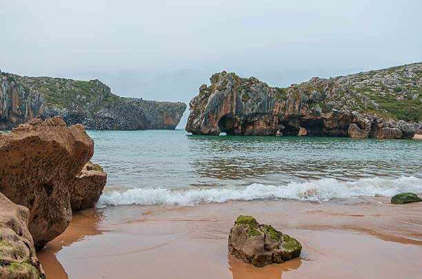 Beaches of Asturias stock photo