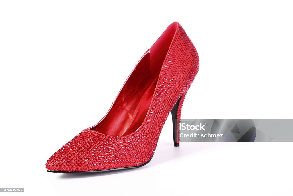 De zapatos de tacón rojos sexy - Foto de stock de Calzado libre de derechos