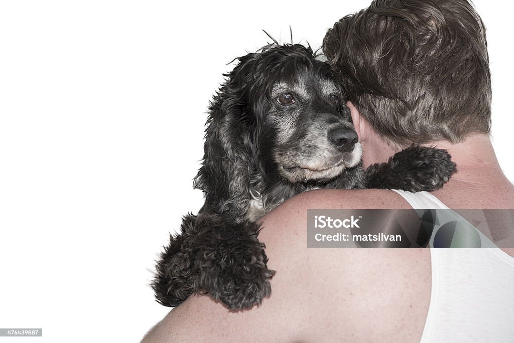 El mejor amigo del hombre - Foto de stock de Abrazar libre de derechos