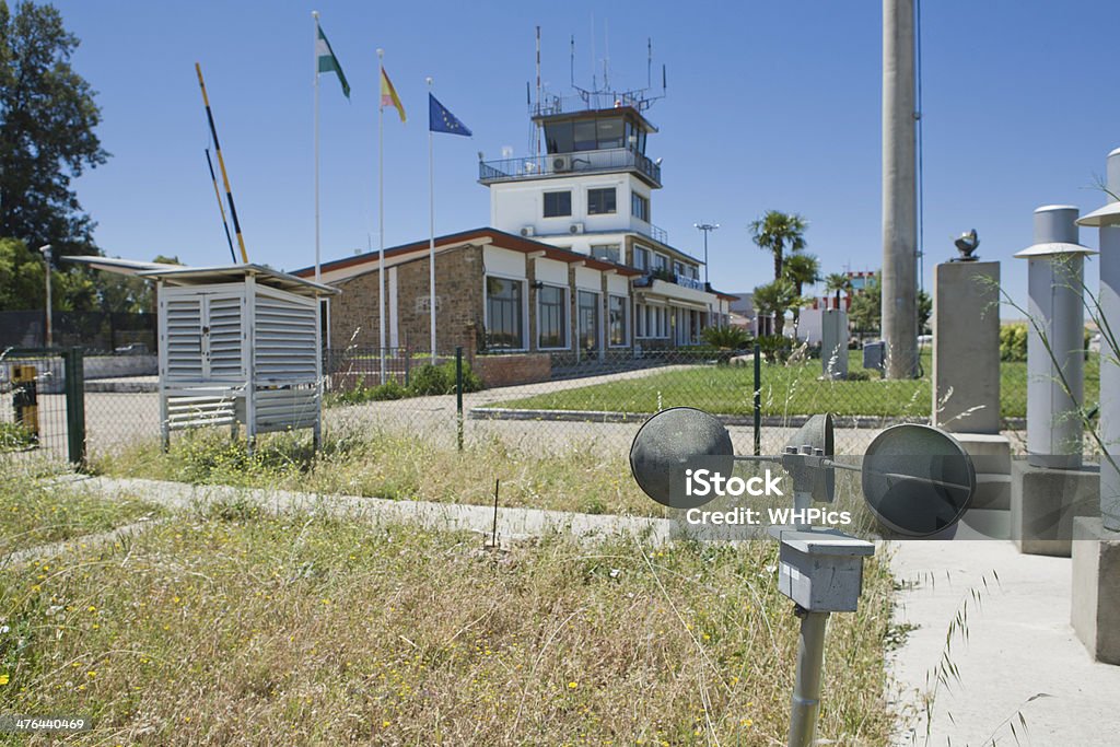 Anemómetro en airport - Foto de stock de Aire libre libre de derechos