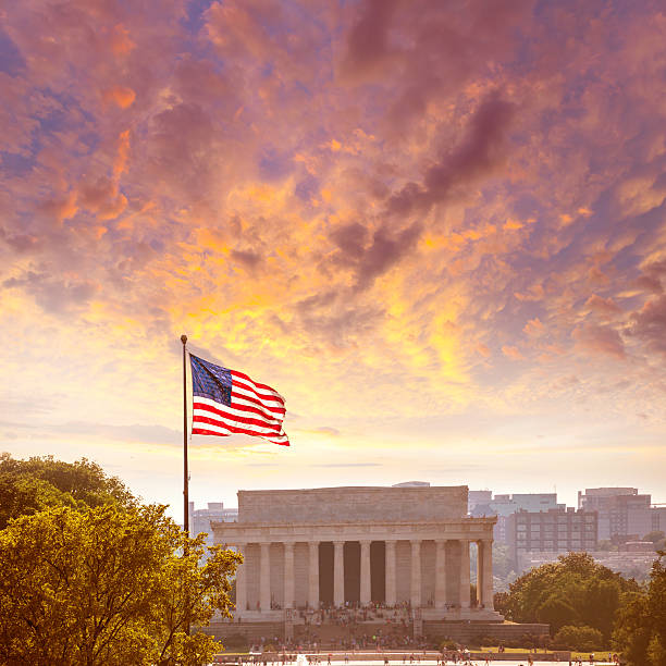 istock Abraham Lincoln Memorial building Washington DC 476443550