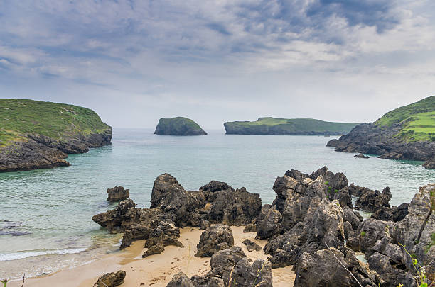 Beaches of Asturias stock photo