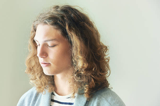 Young Handsome And Fashionable Funky Male With Long Curly Hair Stock Photos, Pictures & Royalty-Free Images - iStock Young Handsome And Fashionable Funky Male With Long Curly Hair Stock Photos, Pictures & Royalty-Free Images - iStock