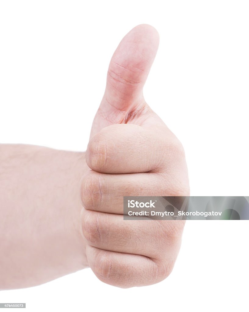 hand symbol man hand symbol Adult Stock Photo