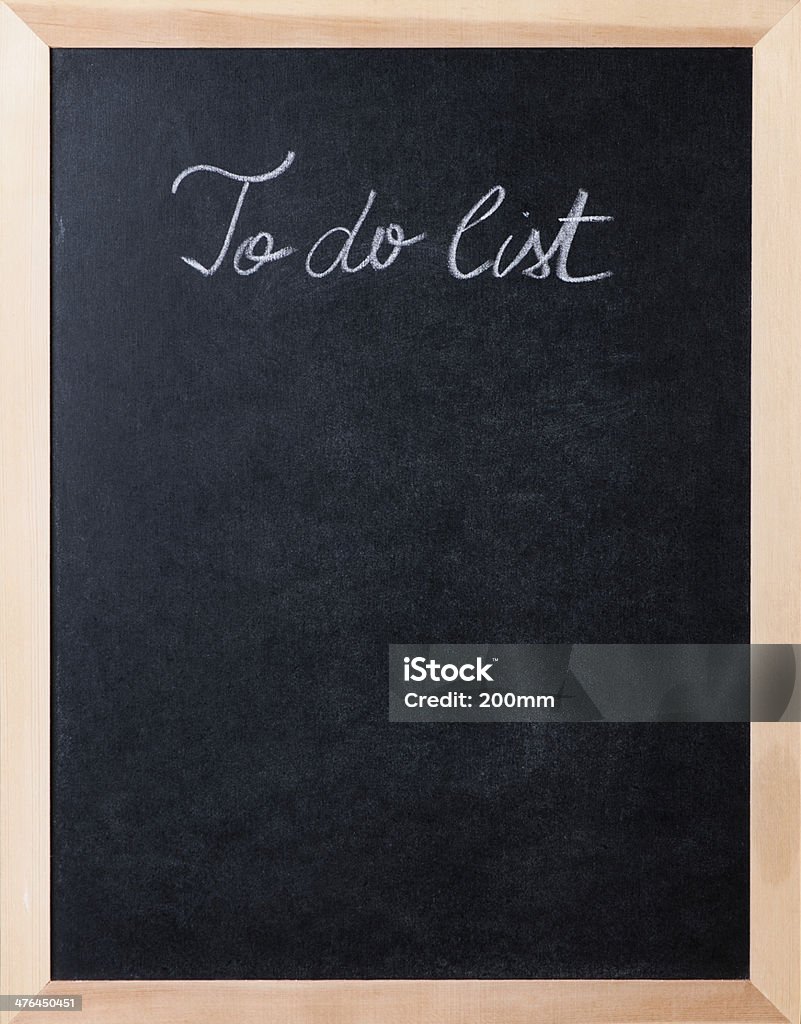 «To Do List sign on the blackboard - Стоковые фото Без людей роялти-фри