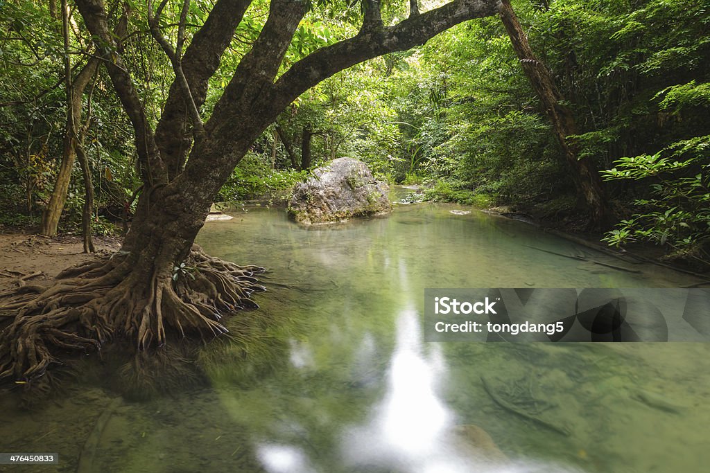 Erawan cascata. - Foto stock royalty-free di Cascata