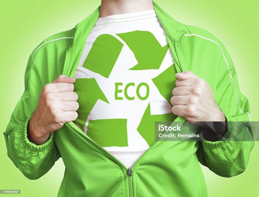 Eco hero - Zbiór zdjęć royalty-free (Marynarka)