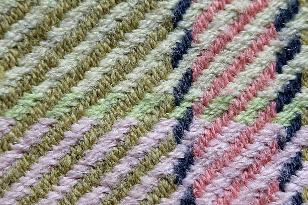istock Pattern of colorful towel in a macro. 476451324