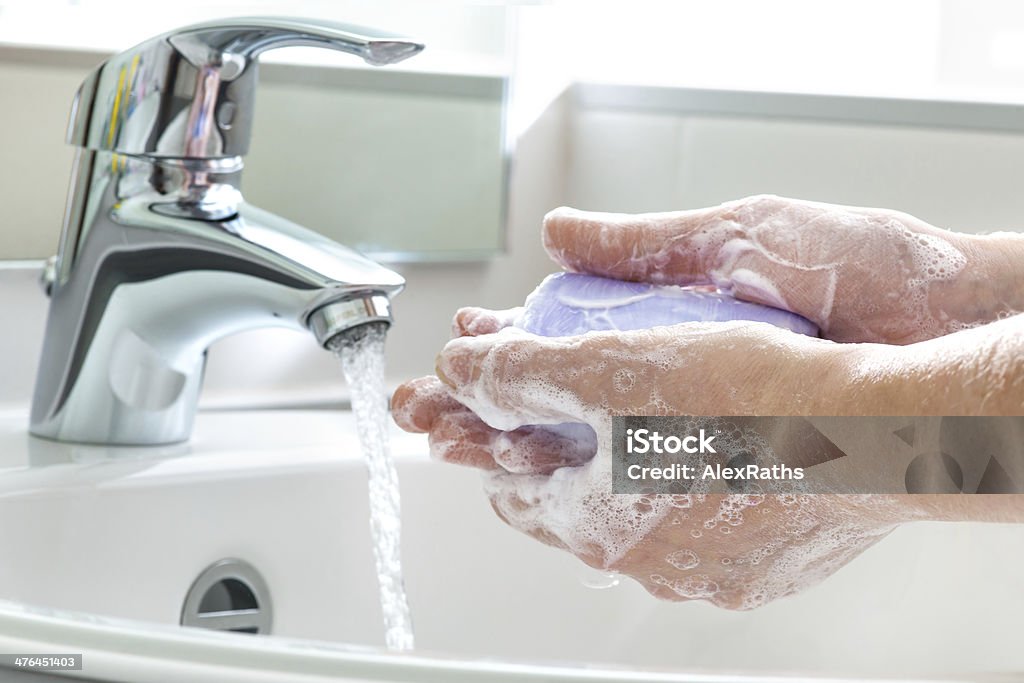 Washing hands Hygiene. Cleaning Hands. Washing hands. Washing Hands Stock Photo