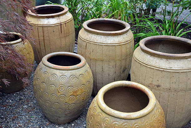 istock Clay pots in garden shop 476452031