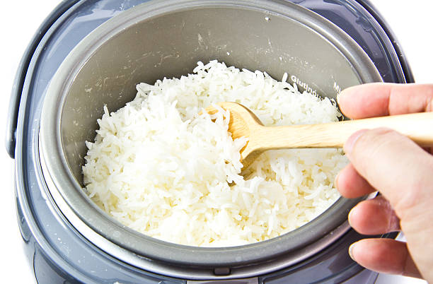 istock Electric rice cooker isolated 476452967