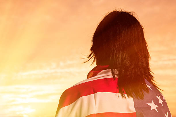 istock enjoying the sunset on a Fourth of July 476453686