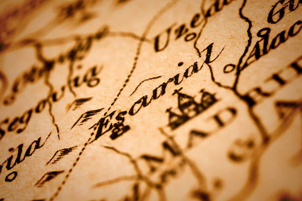 Old map, Ukraine and the area around the Black Sea. Photographed an original antique map printed in the 18th century.