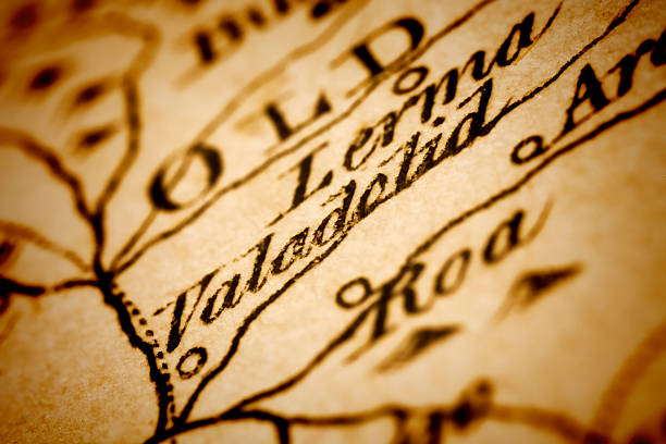 istock Valladolid on an Antique map 476454642