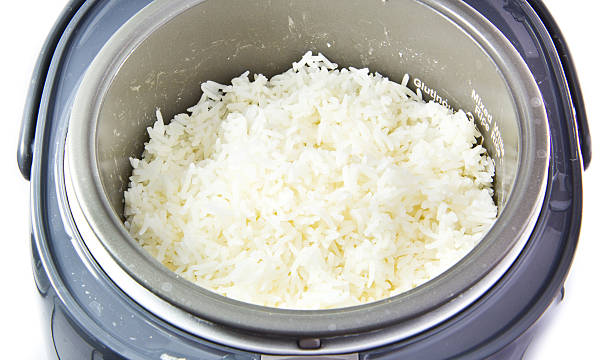 istock Electric rice cooker isolated 476455967