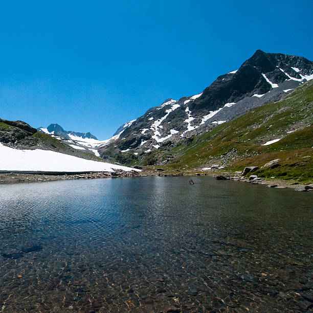 istock Alps mountain under the blue sky 476457001