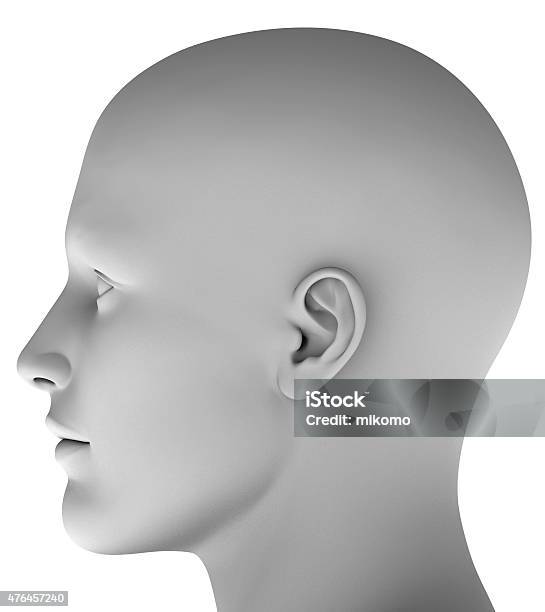 3 D 頭部画像上に孤立した白い背景の高解像度の光線追跡 - 3Dのストックフォトや画像を多数ご用意 - 3D, 人の顔, 人の頭