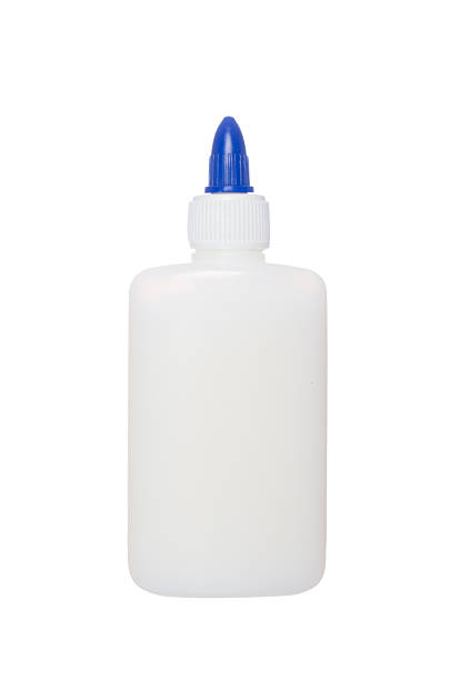 Glue Bottle stock photo