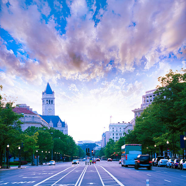istock Pennsylvania Avenue sunset in Washington DC 476457846