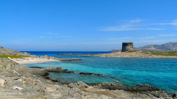 istock View of west Pelosa beach with an ancient medieval tower 476458276