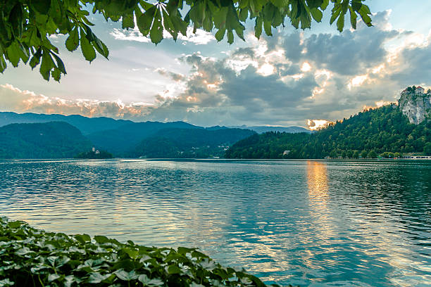 istock Dramatic sky on Lake Bled, Slovenia 476459017