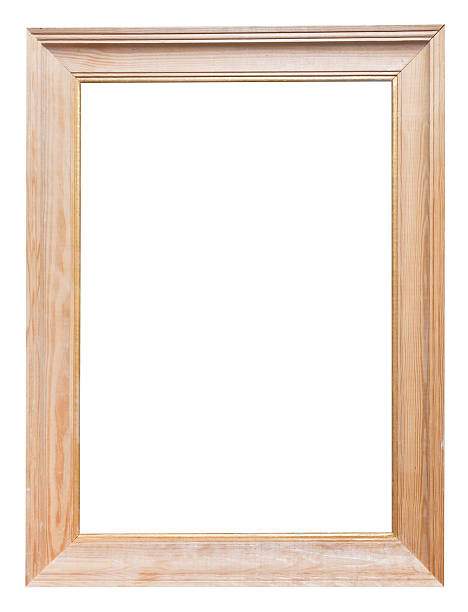 istock wide wooden picture frame 476460153