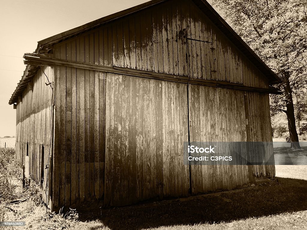 Old Barn Exterior Old barn exterior. 2015 Stock Photo