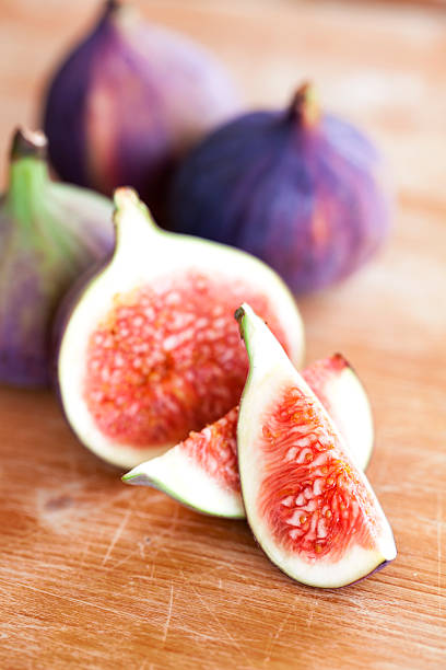 Ripe fresh fig stock photo