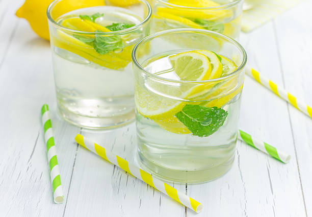 istock Homemade lemonade with fresh lemons and mint 476461448