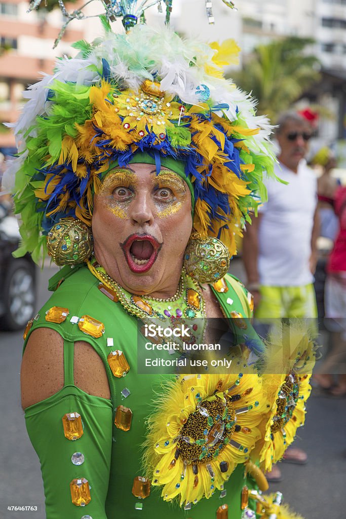 Parata di Carnevale a Rio - Foto stock royalty-free di Adulto