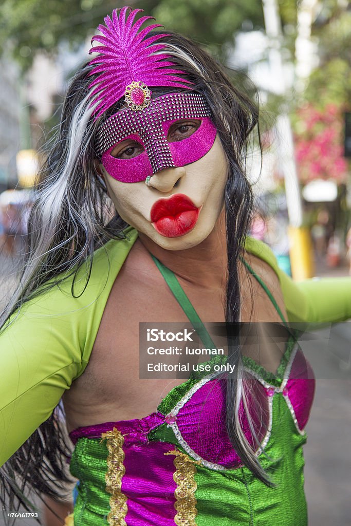 Parata di Carnevale a Rio - Foto stock royalty-free di Drag Queen