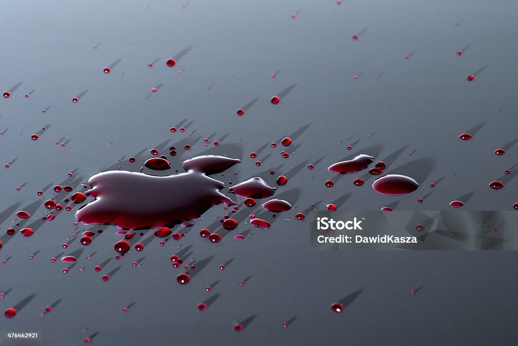 Glossy red liquid droplets (splatters). Glossy red liquid droplets (splatters) Ketchup Stock Photo