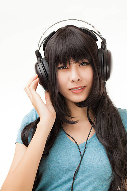 istock Asian woman and headphone 476464947