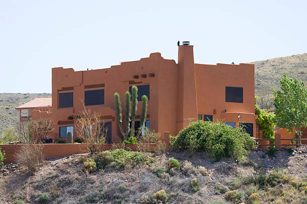 istock Mexican house in desert 476465589