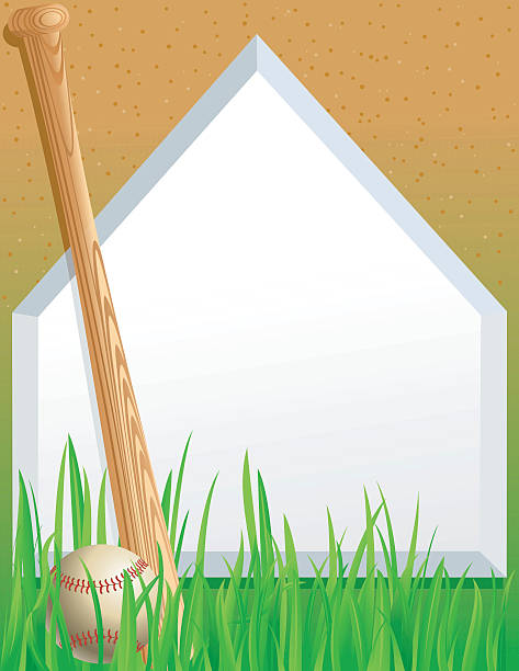 бейсбольная фон - minor league baseball stock illustrations