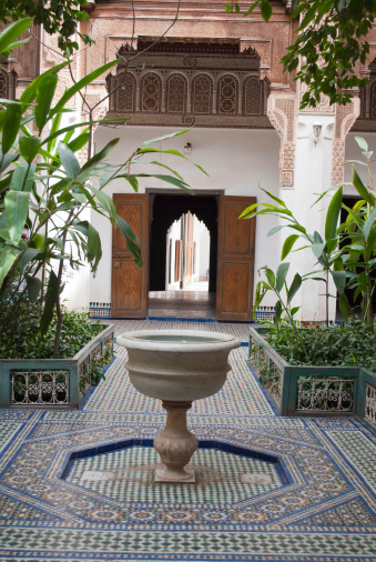 The Bahia Palace is a palace and a set of gardens located in Marrakech, Morocco. It was built in the late 19th century, intended to be the greatest palace of its time. The name means brilliance