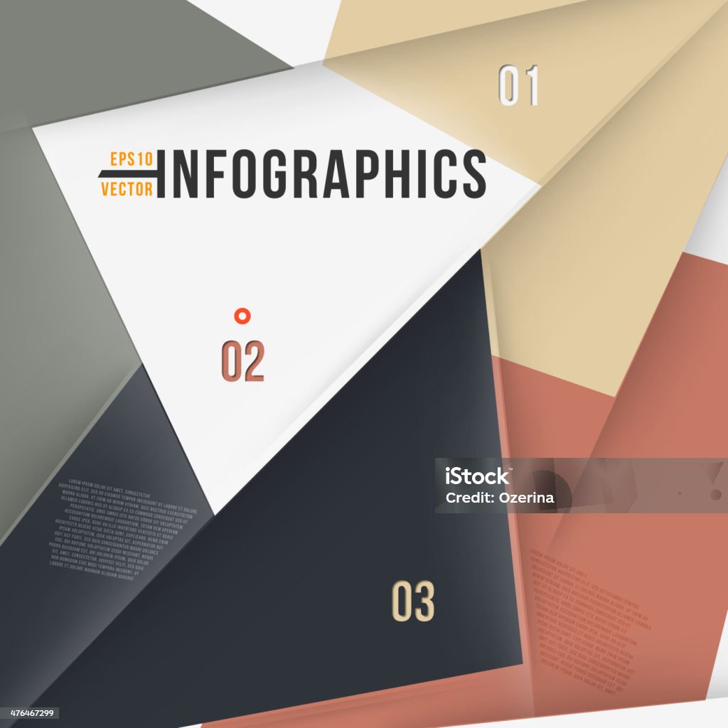 Abstrakte Infografiken Design - Lizenzfrei Abstrakt Vektorgrafik