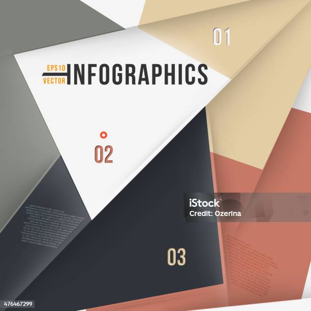 Abstrakte Infografiken Design Stock Vektor Art und mehr Bilder von Abstrakt - Abstrakt, Betrachtung, Broschüre