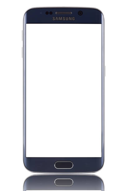 Sofia, Bulgaria – April 21, 2015: Samsung Galaxy S6 EDGE – Black Sapphire Version. Samsung’s new revolutionary mobile device is made of metal and glass, and it's only 7.0mm thin. Samsung Galaxy S6 EDGE is powered by Octa-core 64-bit processor, and features 5.1-inch Quad HD Super AMOLED display and Fingerprint sensor (PayPal certified).