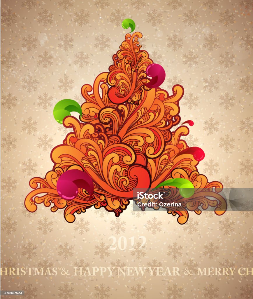 クリスマスクリスマスツリー - ひらめきのロイヤリティフリーベクトルアート