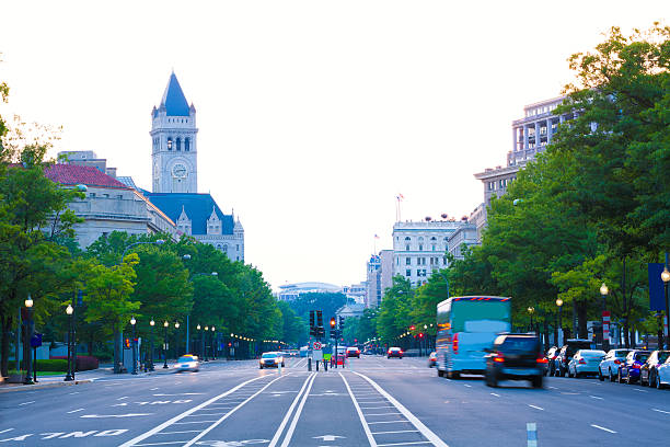 istock Pennsylvania Avenue sunset in Washington DC 476467560