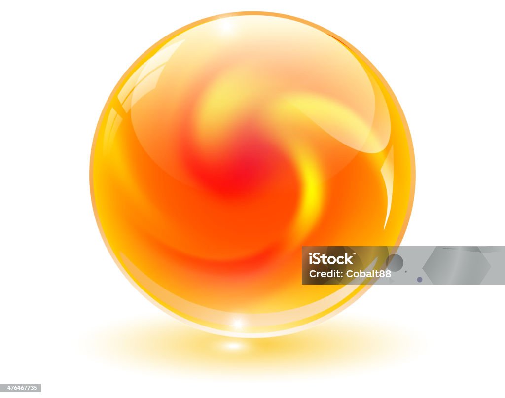 Orange Color Sphere Orange Sphere Stock Illustration - Download Image Now - Color Image ...