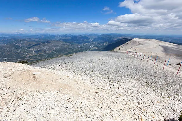 Mt Ventoux alps view. Provence, France in  Europe.
