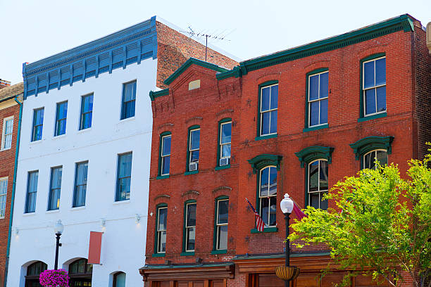 istock Georgetown historical district facades Washington 476473654