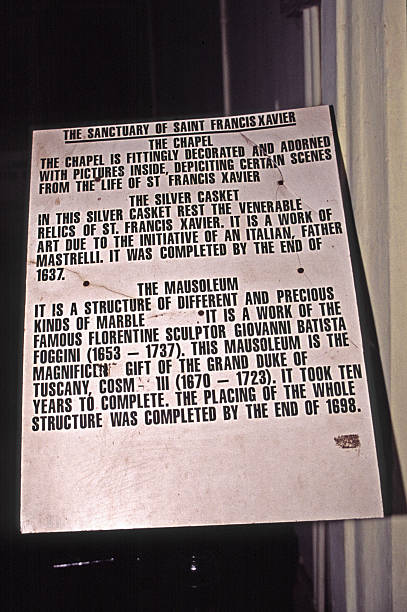 istock Information Board at The Basilica of Bom Jesus 476474219