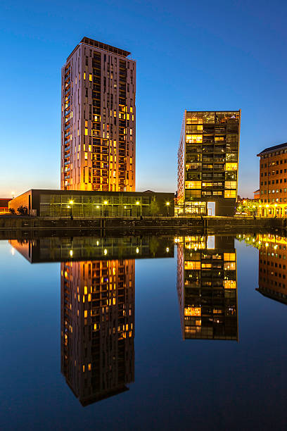 istock Modern architecture salford Quays Manchester 476475867